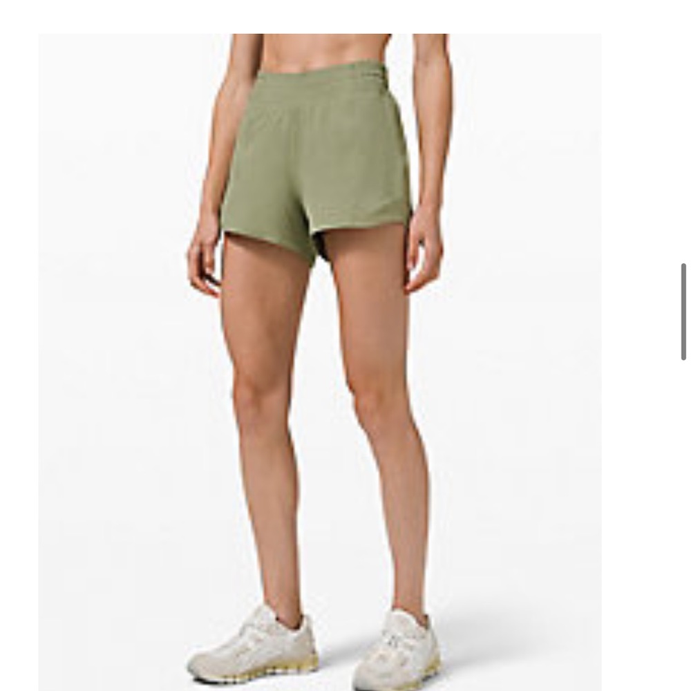 High Rise 4” Hotty Hot Shorts Rosemary Green